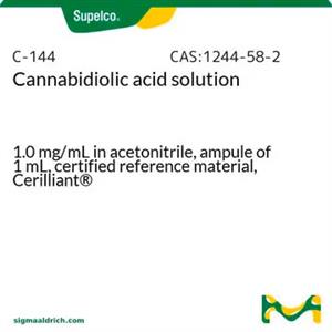 C-144-1ML | CANNABIDIOLIC ACID CBDA 1.0 MG ML IN ACETONITRILE