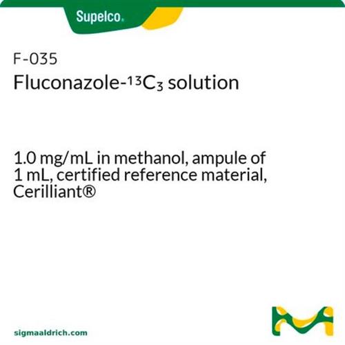F-035-1ML | Fluconazole-13C3 solution1.0 mg/mL in methanol, ampule of 1 mL, certified reference material