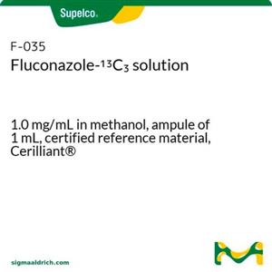 F-035-1ML | Fluconazole-13C3 solution1.0 mg/mL in methanol, ampule of 1 mL, certified reference material