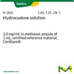 H-003-1ML | HYDROCODONE1.0 MG ML IN METHANOL AMPULE OF 1 ML CE