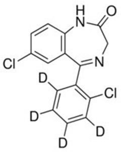 D-163-1ML | DELORAZEPAM D4100 G ML IN ACETONITRILE CERTIFIED R