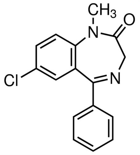D0899-100MG | DIAZEPAM DEA SCHEDULE IV ITEM