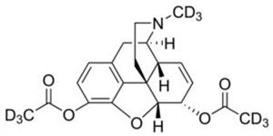 H-037-1ML | Heroin-D9 solution1.0 mg/mL in acetonitrile, ampule of 1 mL, certified reference material