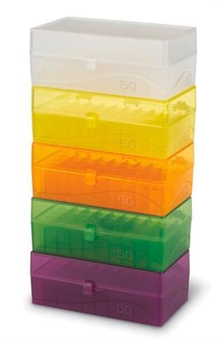 HS120033 | 50 WELL MICROTUBE STORAGE BOX FOR TUBES 1.5 2.0 ML