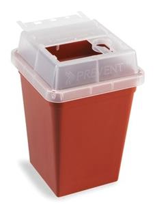 HS120177 | SHARPS CONTAINER 1 L RED POLYPROPYLENE
