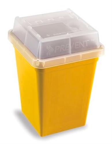 HS120178 | SHARPS CONTAINER 1 L YELLOW POLYPROPYLENE