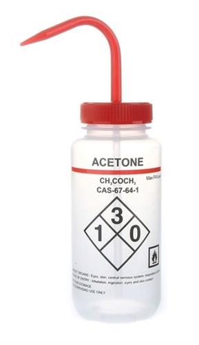 HS120250 | WIDE MOUTH SAFETY LABELLED WASH BOTTLE LDPE CAPACI