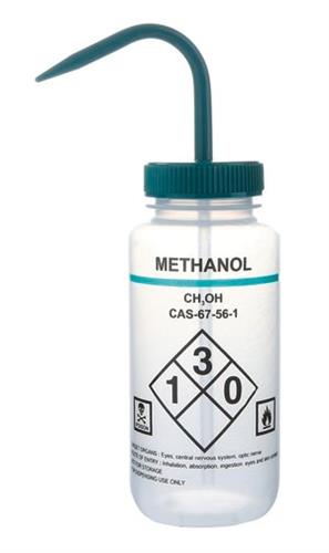 HS120254 | WIDE MOUTH SAFETY LABELLED WASH BOTTLE LDPE CAPACI