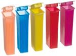 HS15983G | SLIDE MAILER 5 PLACE END OPENING ASSORTED COLOURS
