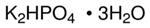 P9666-1KG | POTASSIUM PHOSPHATE DIBASIC TRIHYDRATE MOLECULAR B