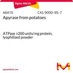 A6410-500UN | APYRASE FROM POTATOES ATPASE 200 UNITS MG PROTEIN