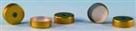 SU860053 | PK100 20MM CRIMP CAP MAGNETIC GOLD 8MM HOLE WITH P