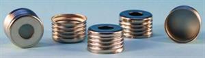 SU860103 | PK100 18MM SCREW CAP WITH PTFE SILICONE SEPTA 60 S