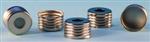 SU860103 | PK100 18MM SCREW CAP WITH PTFE SILICONE SEPTA 60 S