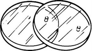 Z112178-1EA | 32MM ROUND CELL WINDOW KBR DRILLED