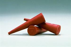 Z165204-12EA | RED RUBBER MICRO STOPPERS