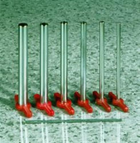 Z165220-1SET | CORK BORER SET NICKEL PLATED BRASS SET OF 6