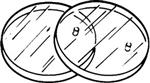 Z267589-1EA | 32MM ROUND CELL WINDOW CAF2 UNDRILLED