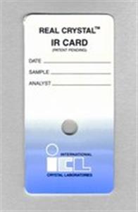 Z527084-1PAK | REAL CRYSTAL TM IR SAMPLE CARDS KBR APERTURE DIAM.