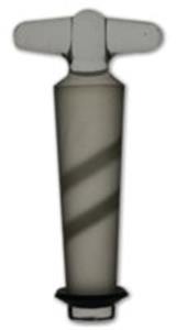 Z681504-1EA | GLASS STOPCOCK PLUG 4 MM BORE DOUBLE OBLIQUE BORE