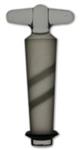 Z681504-1EA | GLASS STOPCOCK PLUG 4 MM BORE DOUBLE OBLIQUE BORE