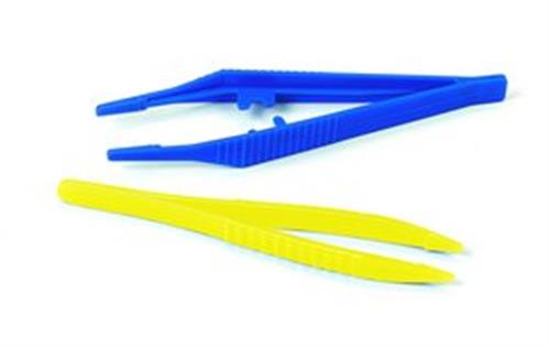 Z708356-6EA | DISPOSABLE FORCEPS DARK BLUE L 110 MM STRAIGHT TIP