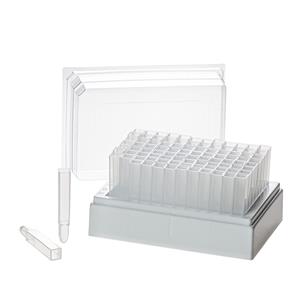 T105-51 | Description - 96-well BIOTUBE™ storage rack with tubes, sterile