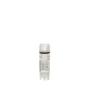 T301-1 | CRYO 1.2ml TUBES INT. THREAD SS RED 0 RING