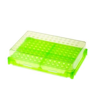 T328-96G | PC RACK WITH CLEAR LID GREEN