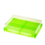 T328-96G | PC RACK WITH CLEAR LID GREEN