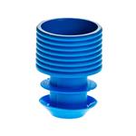 T404-10B | FLANGED PLUG CAP 16MM PE BLUE