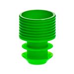 T404-10G | FLANGED PLUG CAP 16MM PE GREEN
