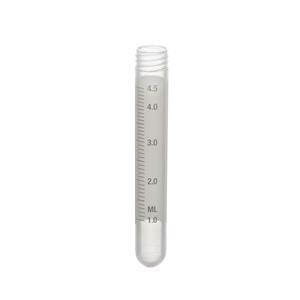 T501-5TPR | graduated and with white writing area,5 ml  round bottom