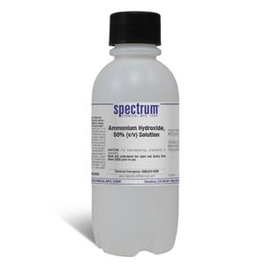 A-160-500MLPL | Ammonium Hydroxide 50 Percent v v Sol