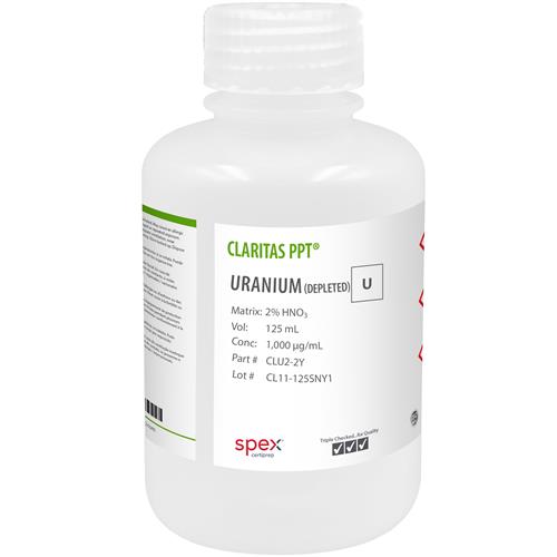 CLU2-2Y | 1000PPM URANIUM ICP ICPMS
