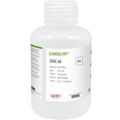 ISOT-ZN68 | Zinc 68 Isotope 10ug mL ICP MS 125mL
