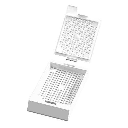 CAS-LPI100BX-GY | Engineered specifically for use in the PiSmart Laser Cassette printer. PiSmart Laser Biopsy Cassette, Threaded with Lid Gray, 1,000/bx, 2 bx/case, 2,000/cs. Threaded in strips of 40 with lids separate. 