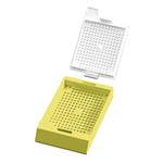 CAS-LPI100BX-YL | Engineered specifically for use in the PiSmart Laser Cassette printer. PiSmart Laser Biopsy Cassette, Threaded with Lid Yellow, 1,000/bx, 2 bx/case, 2,000/cs. Threaded in strips of 40 with lids separate. 