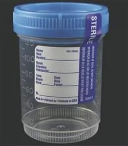 CT6200 | Sterile Container blue cap 4oz 300CS