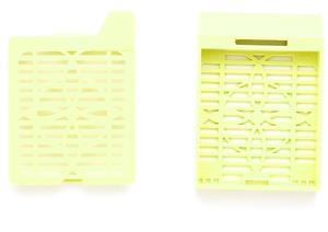 EAM-0209-72B | Engineered specifically for use in the PiSmart Thermal Transfer Cassette printer. PiSmart Thermal Transfer Slotted Embedding Cassette, Threaded with Lid Yellow, 1,000/bx, 2 bx/case, 2,000/cs. Threaded in strips of 40 with lids separate.