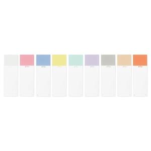 KT5+-TN-CL | KT Series KT5+ adhesive premium slide, German glass, clipped corners, tan, 144 per gross 10 boxes per case