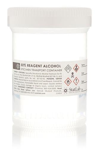 6950-120ML | 50% Reagent Alcohol Prefilled Vials