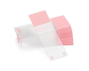 MCOMM/P/90 | Millennia Command Adhesion 90 degree slides, pink, 100/box