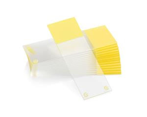 MCOMM/Y/90 | Millennia Command Adhesion 90 degree slides, yellow, 100/box
