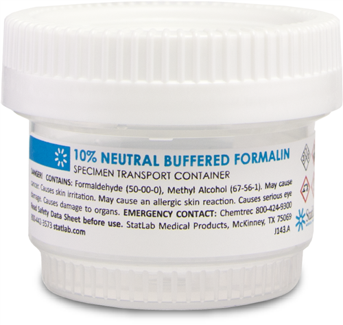 NB0115 | NBF Prefill, 40 mL, 96 Vials/cs in Histopaks