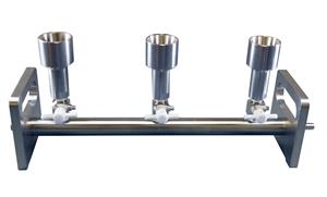 353130 | Stainless Steel Vacuum Manifold 3 Position Standar