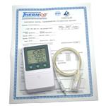 ACC821INCV2 | The Triple Display digital thermometer simultaneously shows the current, minimum, and maximum temperatures and records the Time & Date of Hi/Lo Alarms and Min/Max Temperatures. Temperature Certified for Incubators. 5ml Vaccine Bottles probe filled with Bio-Safe medium. Audible & Visual alarms.