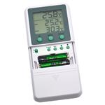 ACC821INCV2 | The Triple Display digital thermometer simultaneously shows the current, minimum, and maximum temperatures and records the Time & Date of Hi/Lo Alarms and Min/Max Temperatures. Temperature Certified for Incubators. 5ml Vaccine Bottles probe filled with Bio-Safe medium. Audible & Visual alarms.