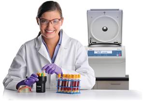 75100102 | MEGAFUGE 8 TX-150 CLINICAL PACKAGE includes TX-150 Rotor, Round bucket, Sealing lids, 10ml blood tube/ urine tube adapter and 5/7mL mL vac blood collection tube adapter