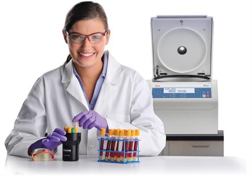 75130102 | MEGAFUGE 8R TX-150 CLINICAL PACKAGE includes TX-150 Rotor, Round bucket, Sealing lids, 10ml blood tube/ urine tube adapter and 5/7mL mL vac blood collection tube adapter